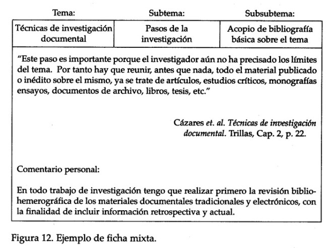 Ejemplo De Ficha De Comentario Classicstrust